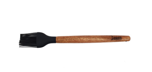 St. Clare Black Silicone Brush With  Acacia Handle