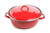 26cm Heavy Gauge Casserole with Lid - Red