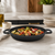 Pre-seasoned Cast iron deep casserole, 28cm