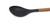 St. Clare Black Silicone Solid Spoon with  Acacia Handle