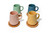 Matte Colour 320ml Coffee and Tea Mug With Coasters - Set of 4