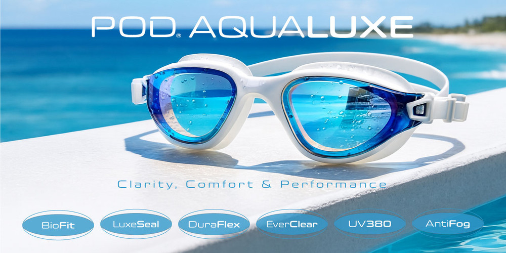 AquaLuxe Goggles: POD's Clarity, Comfort & Performance