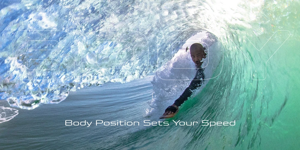 Why Body Position Changes Speed in Bodysurfing