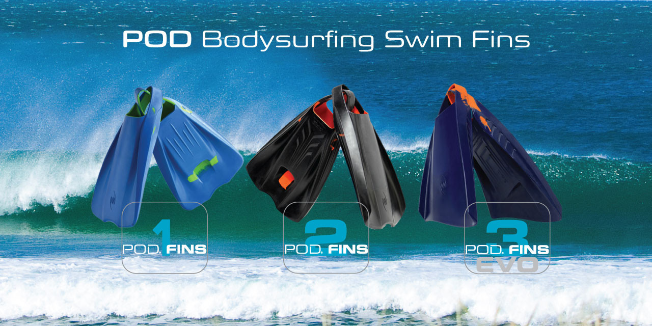 Swim Fins How to Choose Bodysurfing Fins POD Ware Pty Ltd