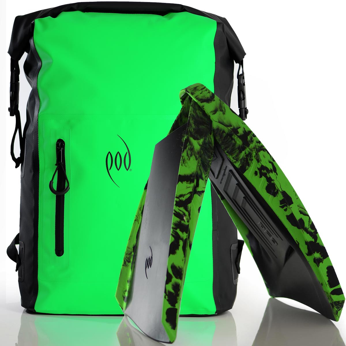 Waterproof Backpack 25 Litres POD Fins PF3 Swim Fins