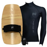 POD Body Surfing Wood Handboard - Long Sleeve Rash Guard