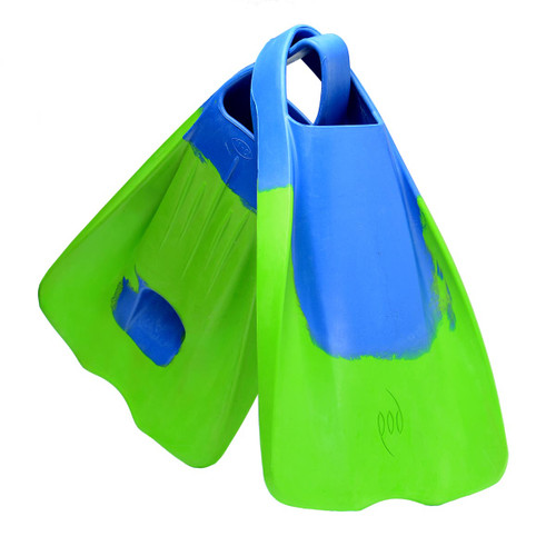 Blue/Lime POD PF1 Swim Fins 