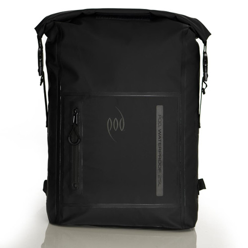 Waterproof Backpack 25L Black/Black