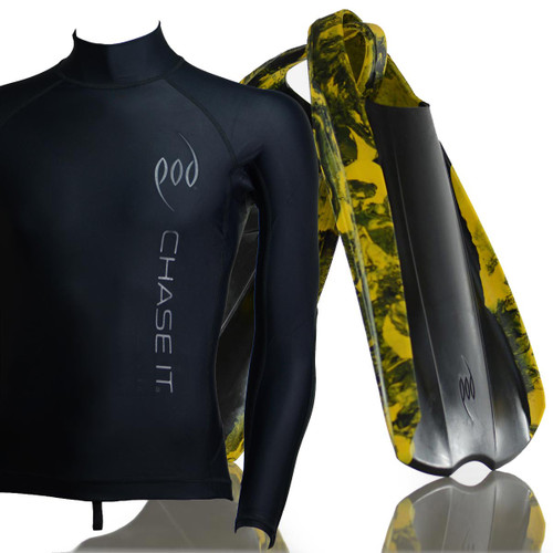 POD Fins PF2 - Long Sleeve Rash Shirt - Rash Guard 