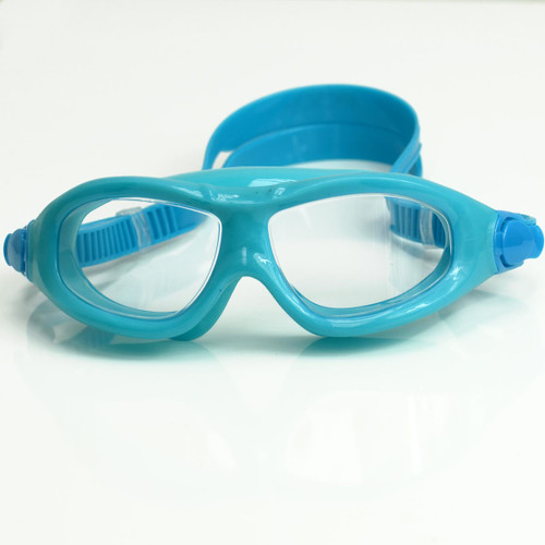 POD Swim Mask - Clear Lens Aqua Blue Frame