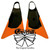 Churchill Makapuu Swim Fins - Limited Edition Black Orange