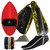 PF2 POD Swim Fins Black/Yellow Red Handboard Fin Socks and Savers