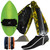 PF2 POD Swim Fins Black/Yellow Lime Handboard Fin Socks and Savers