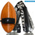 Handcrafted Classic POD Handboard PF2 POD Swim Fins Black/White
