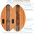 FLO 375mm 15inch Wood POD Handboards -  Bodysurfing Handplane