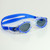 Blue POD Swim Goggles  Black Tinted Lens
