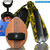 WOO Cedar/Walnut POD Handboard PF2 Swim Fins Black/Yellow Heel Protectors and Fin Savers