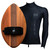 Bodysurfing Handboards Cedar Walnut - Long Sleeve Rash Vest