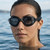 AquaLuxe Black Tinted Lens POD Swim Goggles