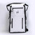 Waterproof Backpack 40L with Two Pockets Black/White