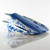 POD PF1 Swim Fins Variegated Colour Range Blue/White