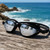 AquaLuxe Silver Mirror Lenses Black Max Swim Goggles