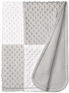 Raised Dot Blanket, Grey
