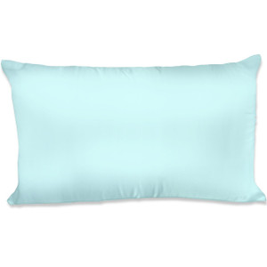 Spasilk Satin Pillowcase, Queen, Aqua