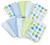 10 Pack Washcloth Set, Blue Dots