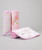3 Count Soft Terry Hooded Towel Set, Pink Butterfly