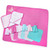23 Piece Bath Towel Washcloth Giftset, Pink Butterfly