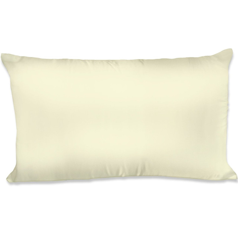 Spasilk Satin Pillowcase, Queen, Ivory