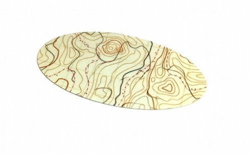 Topographical Map Emblem Overlays