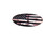 Black & White American Flag Emblem Overlays