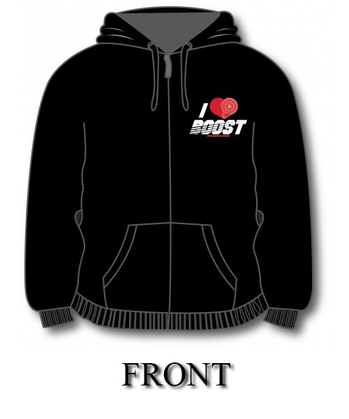 I Heart Boost Hoodie (Front)