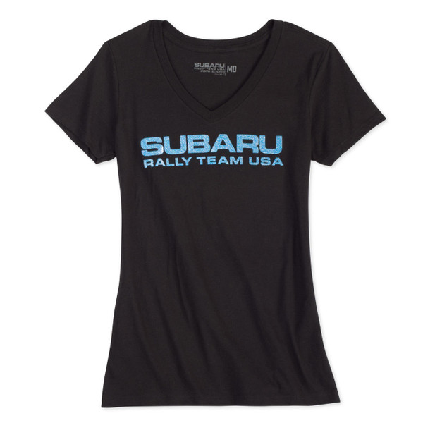 SUBARU Rally Team USA Glitter T-Shirt (Ladies)