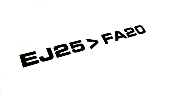 EJ25 > FA20