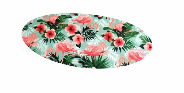 Flamingo & Flowers Emblem Overlays