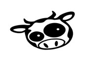 Rally Cow Sticker Decal