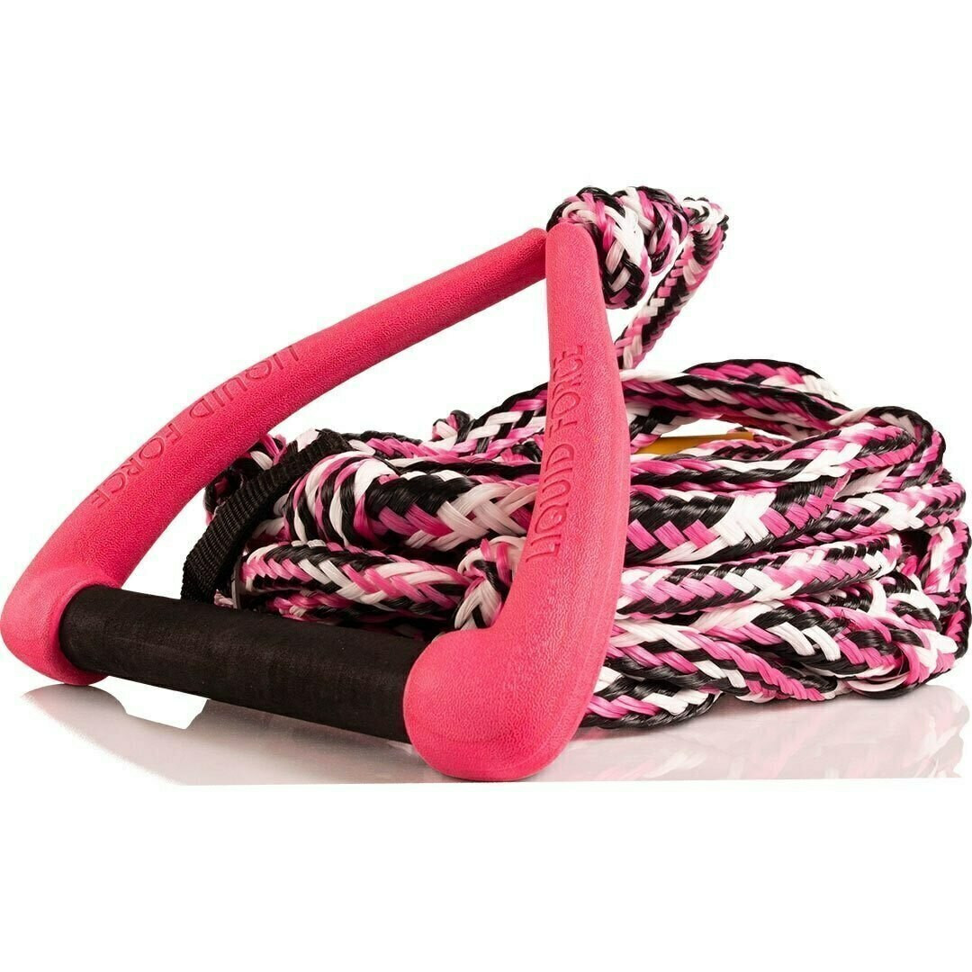 Liquid Force Deluxe Wake Surf Handle Pink