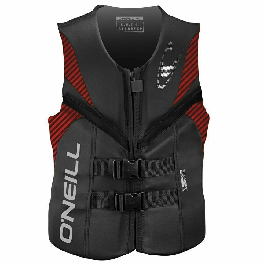 O'neill Reactor USCG Life Jacket - Red | WakeHouse.com
