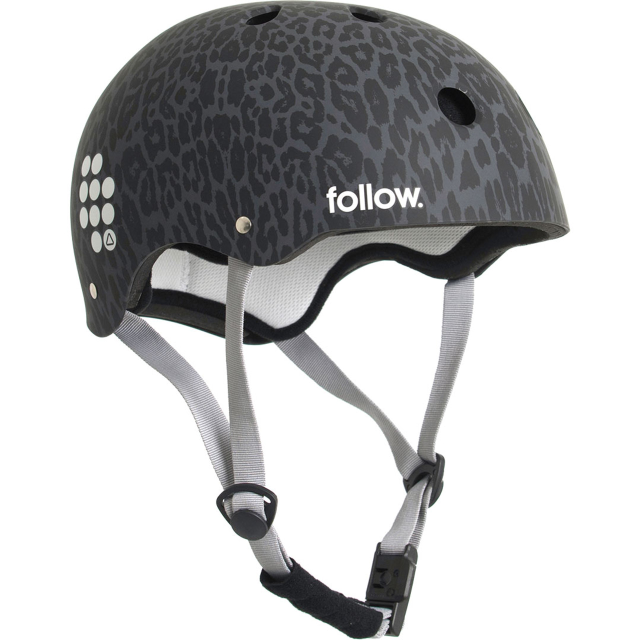 leopard print bike helmet