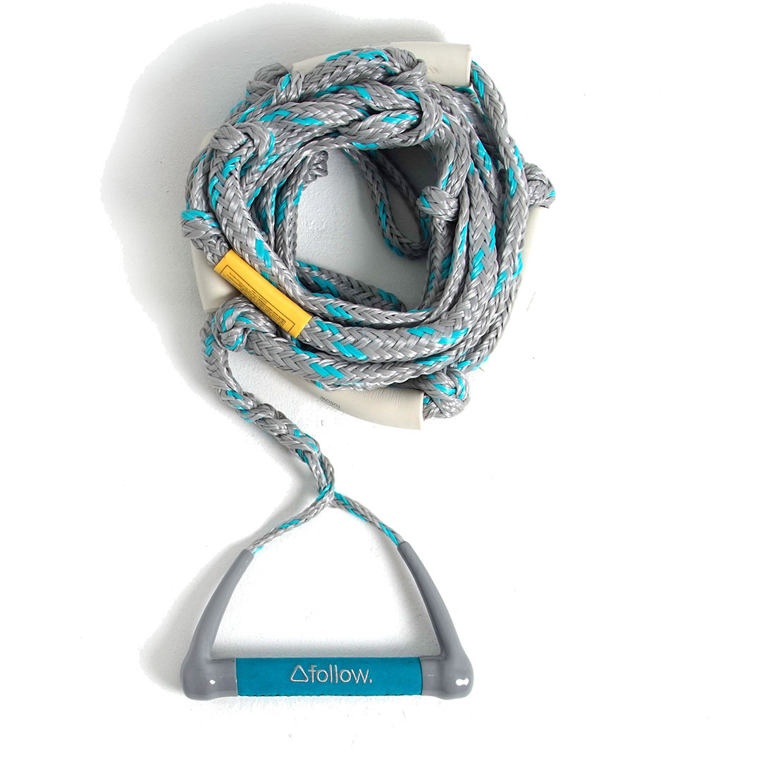 Follow Surf Rope Package - Gray/Teal | WakeHouse.com