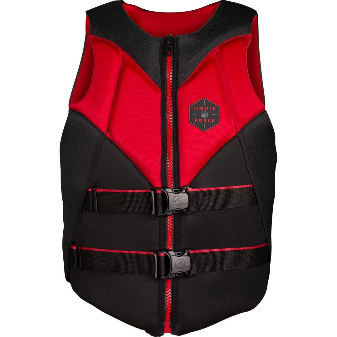 LIQUID FORCE ライフジャケット Liquid Force Rush Life Jacket - Black/Lime | WakeHouse.com