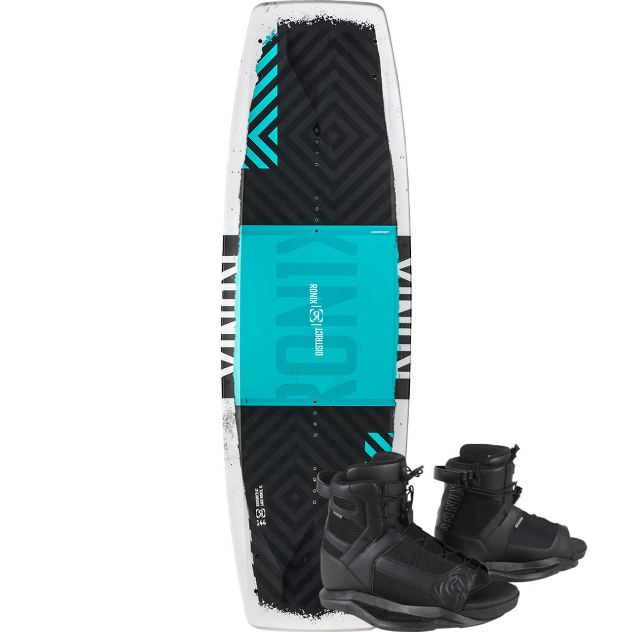 Ronix District Wakeboard Package with District Wakeboard Boots 