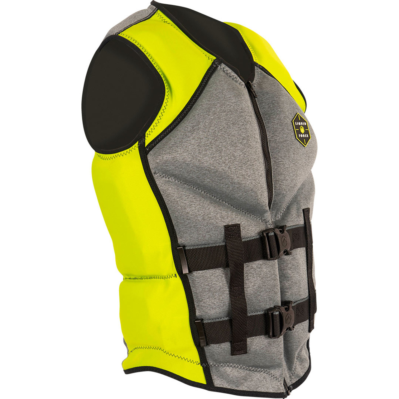 LIQUID FORCE ライフジャケット Amazon.com : Black/Denim Liquid Force Squad Comp Wake Vest