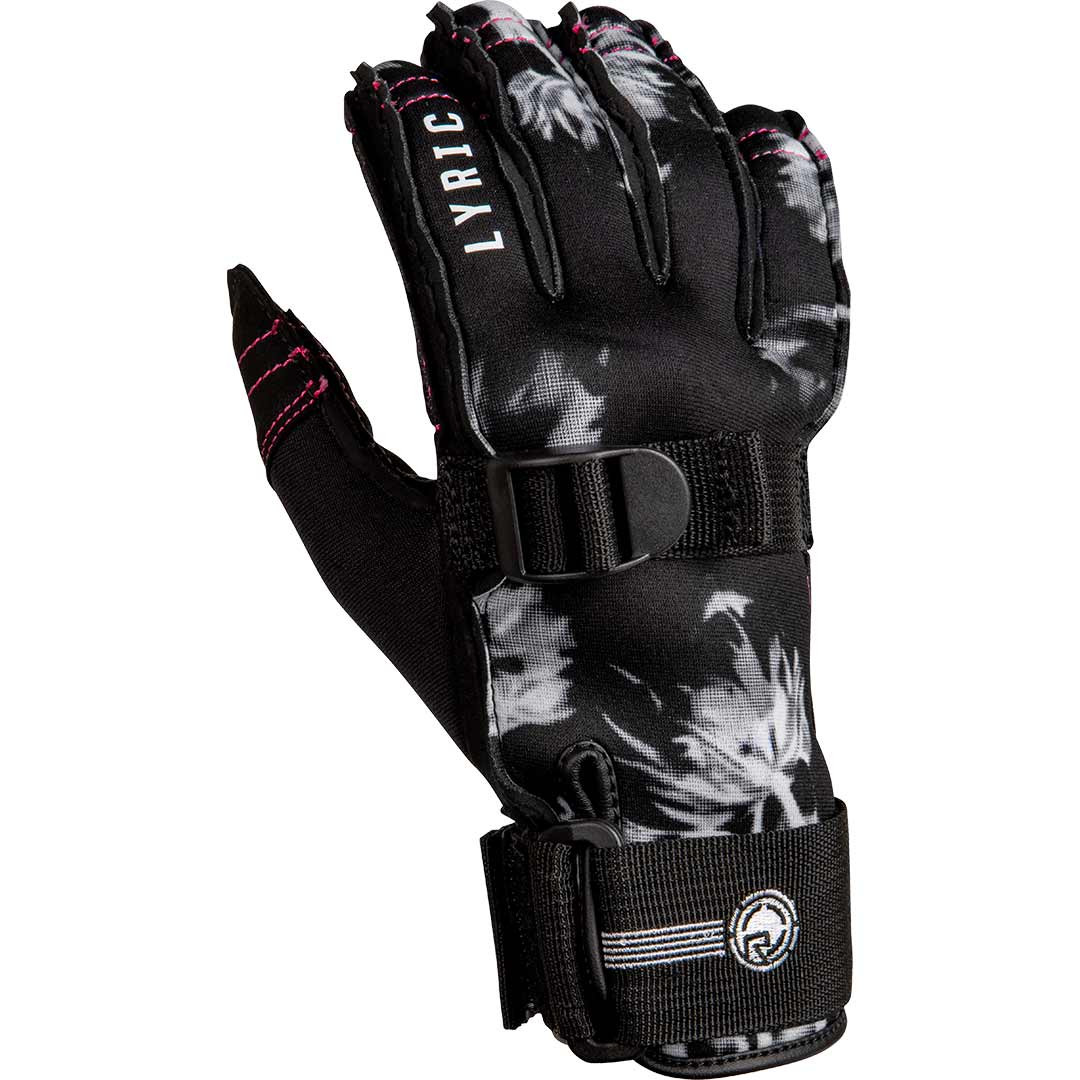 Radar Lyric InsideOut Women's Water Ski Gloves Black/White