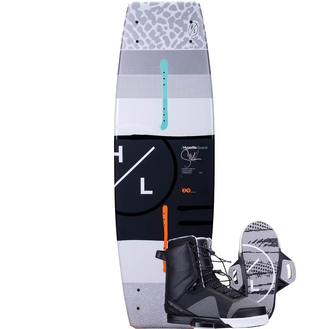 Hyperlite Source Wakeboard Pacakge w/ Team X Bindings - 2023