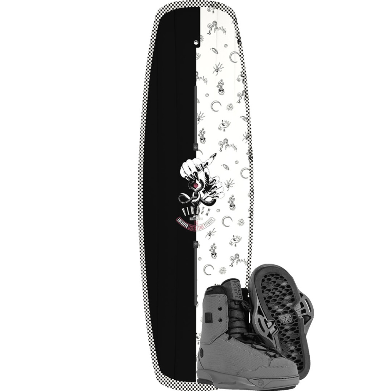 24最新作！BANKS OKI FLORAL BOARD SHORT新品 Liquid Force Virago Wakeboard Package W/ Idol 6X Boots