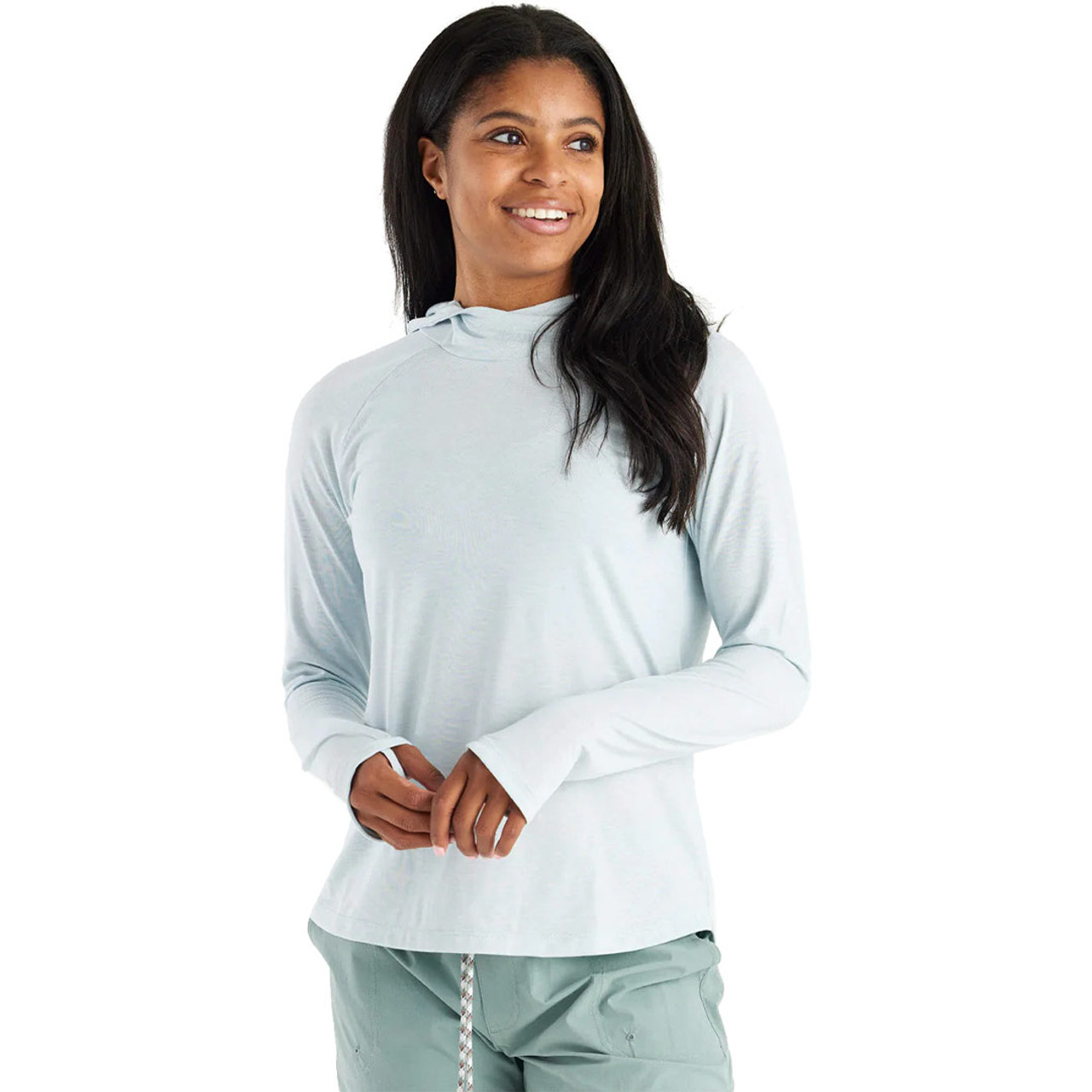 Free Fly Women's Clearwater Hoodie - Heather Tide Pool